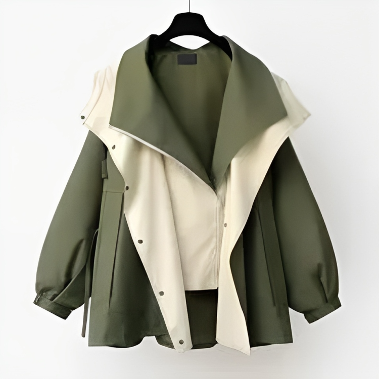 Women’s Modern Rain Jacket - Waterproof Lightweight Coat