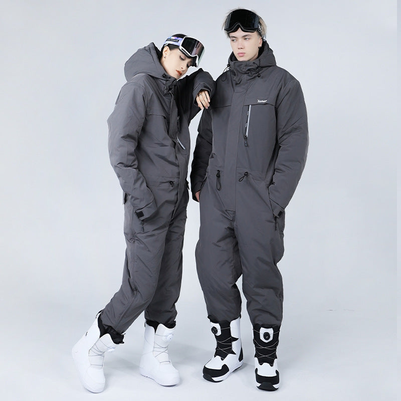 Ski Suit Unisex Waterproof Insulated Full-body Coverage Design
