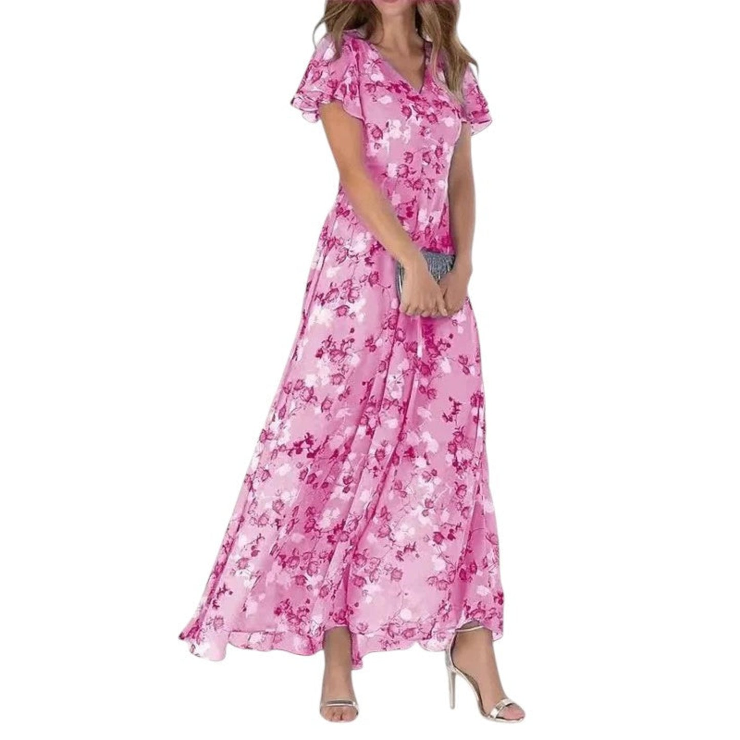Elegant midi dress for women – tailored fit for work and special occasions