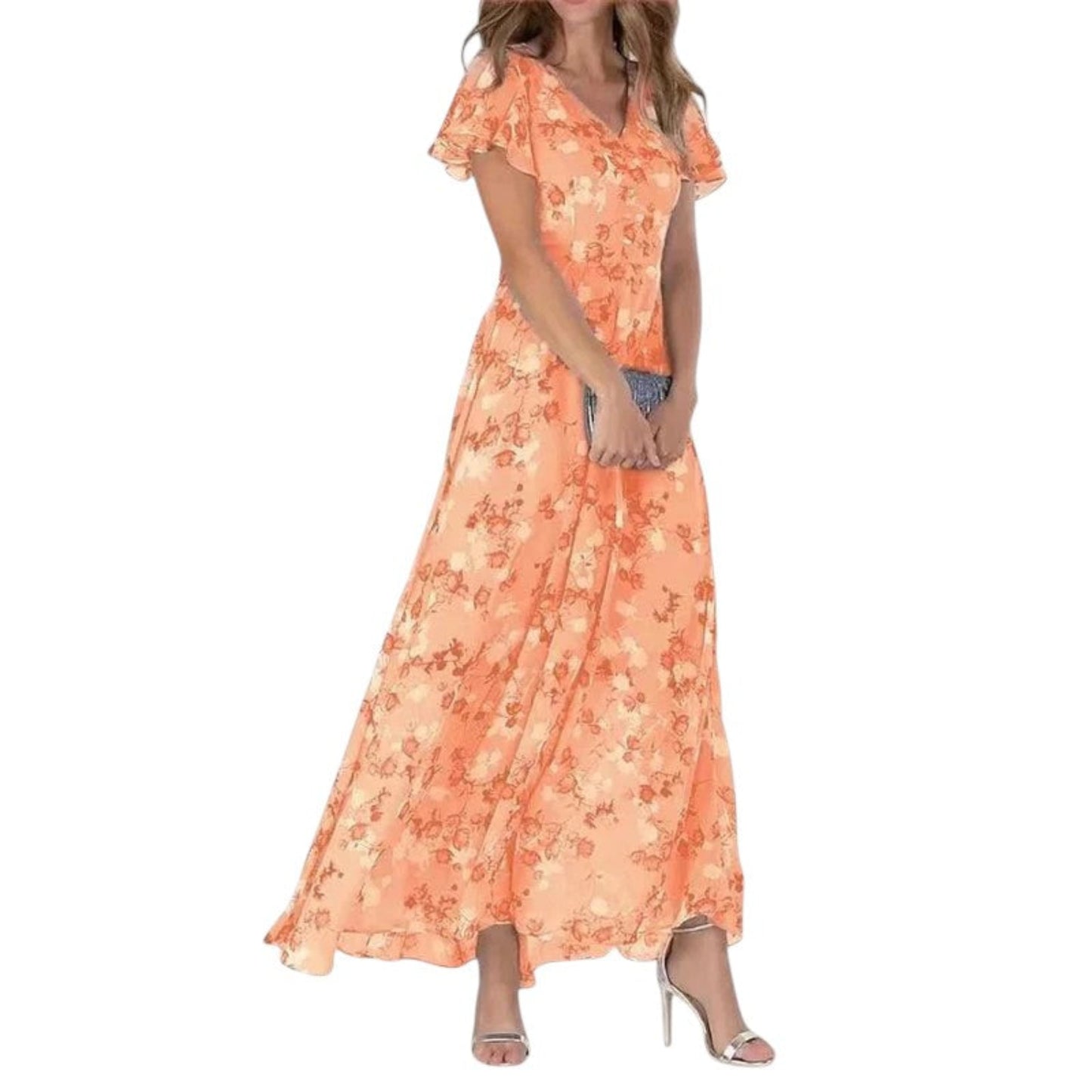 Elegant midi dress for women – tailored fit for work and special occasions
