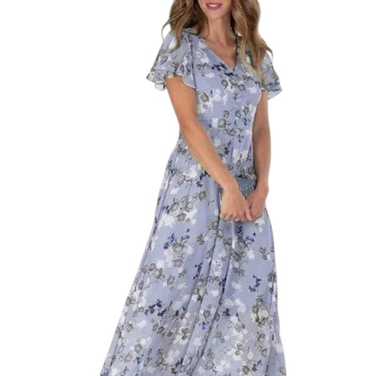 Elegant midi dress for women – tailored fit for work and special occasions