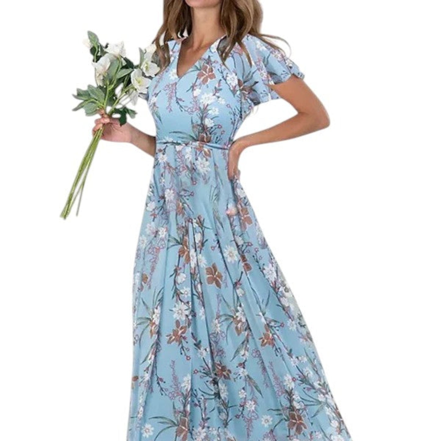 Elegant midi dress for women – tailored fit for work and special occasions