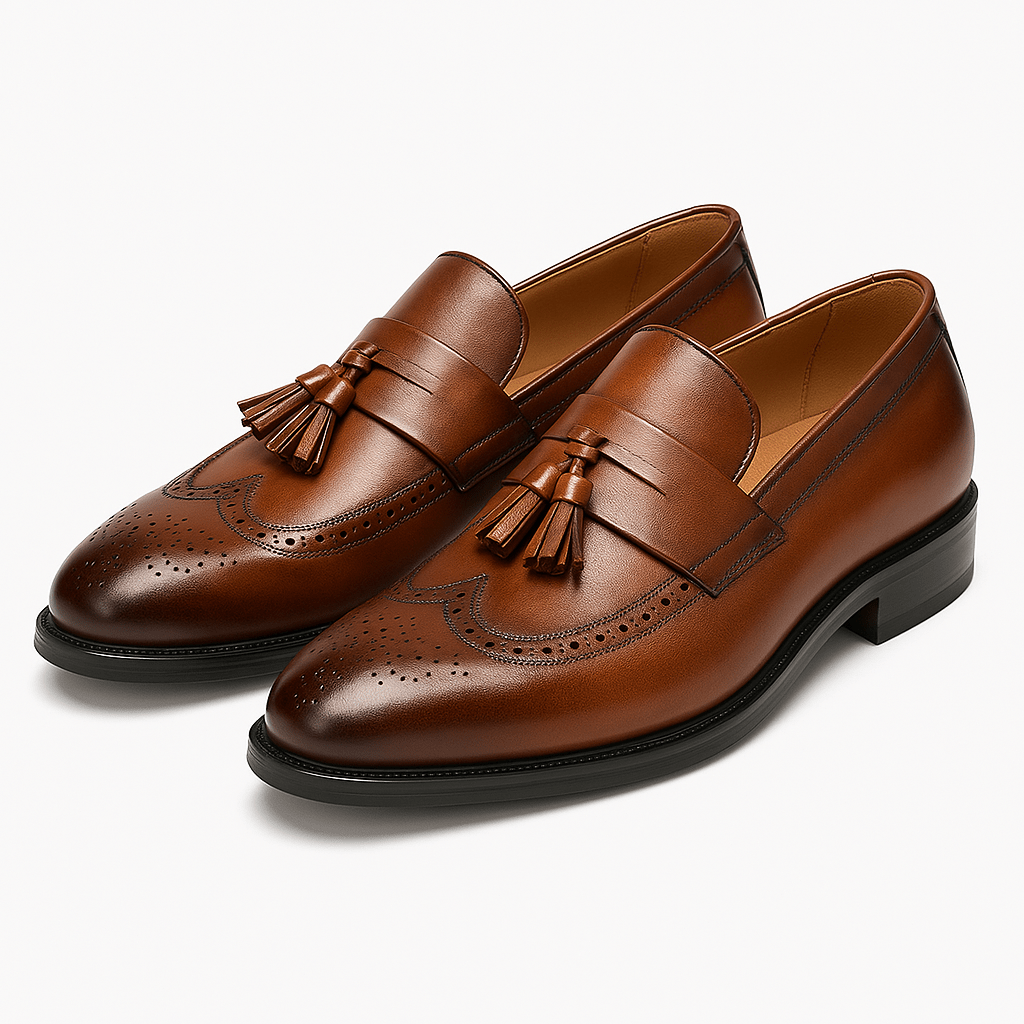 Tassel Loafers Men Classic Slip-On Dress Shoes