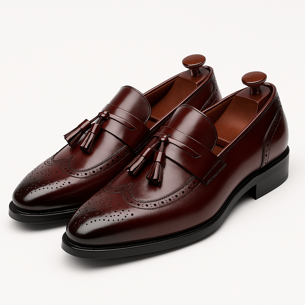 Tassel Loafers Men Classic Slip-On Dress Shoes