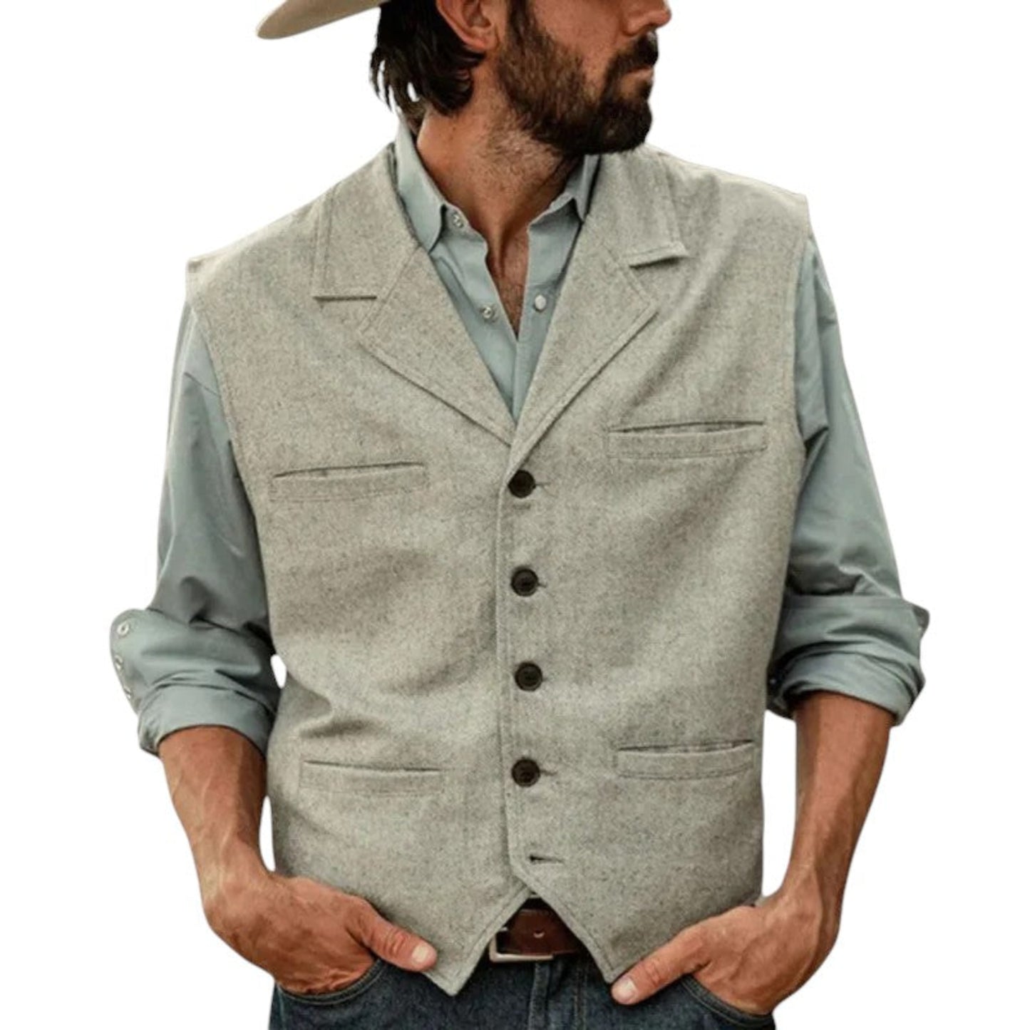 Men's vintage vow vest