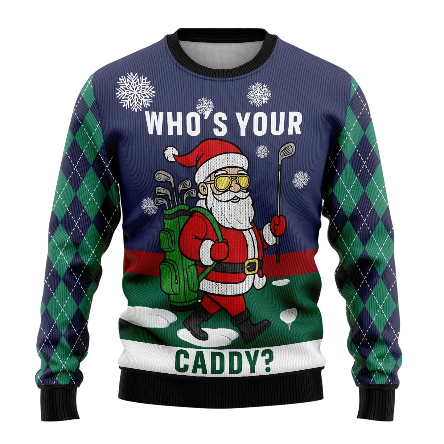 Unisex Funny Christmas Sweater - Round Neck Festive Jumper