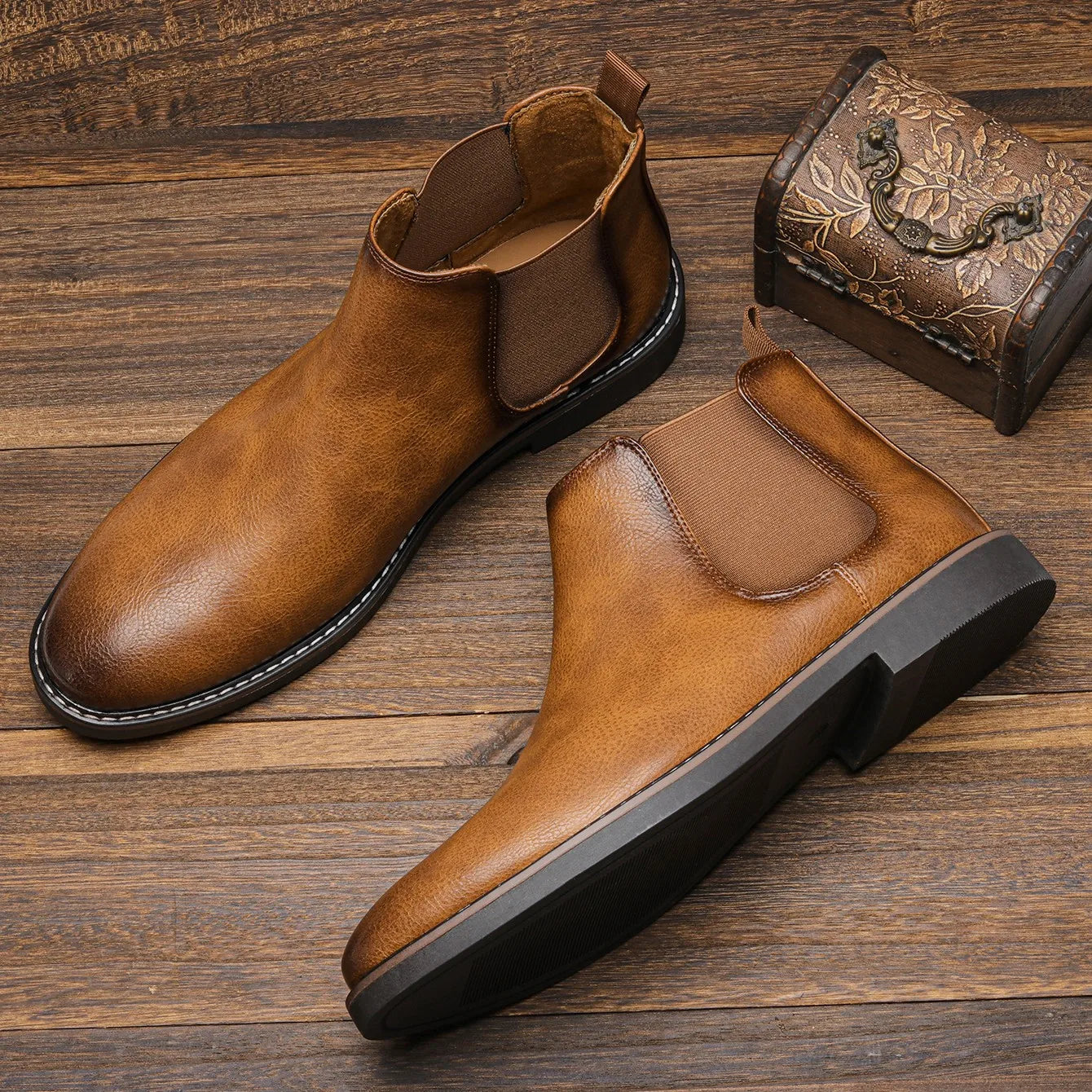 Chelsea Boots Men Elegant Versatile