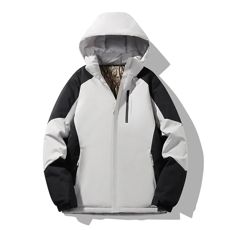 Ski Jacket Unisex Warm Relaxed Fit for Movement and Outdoor Use