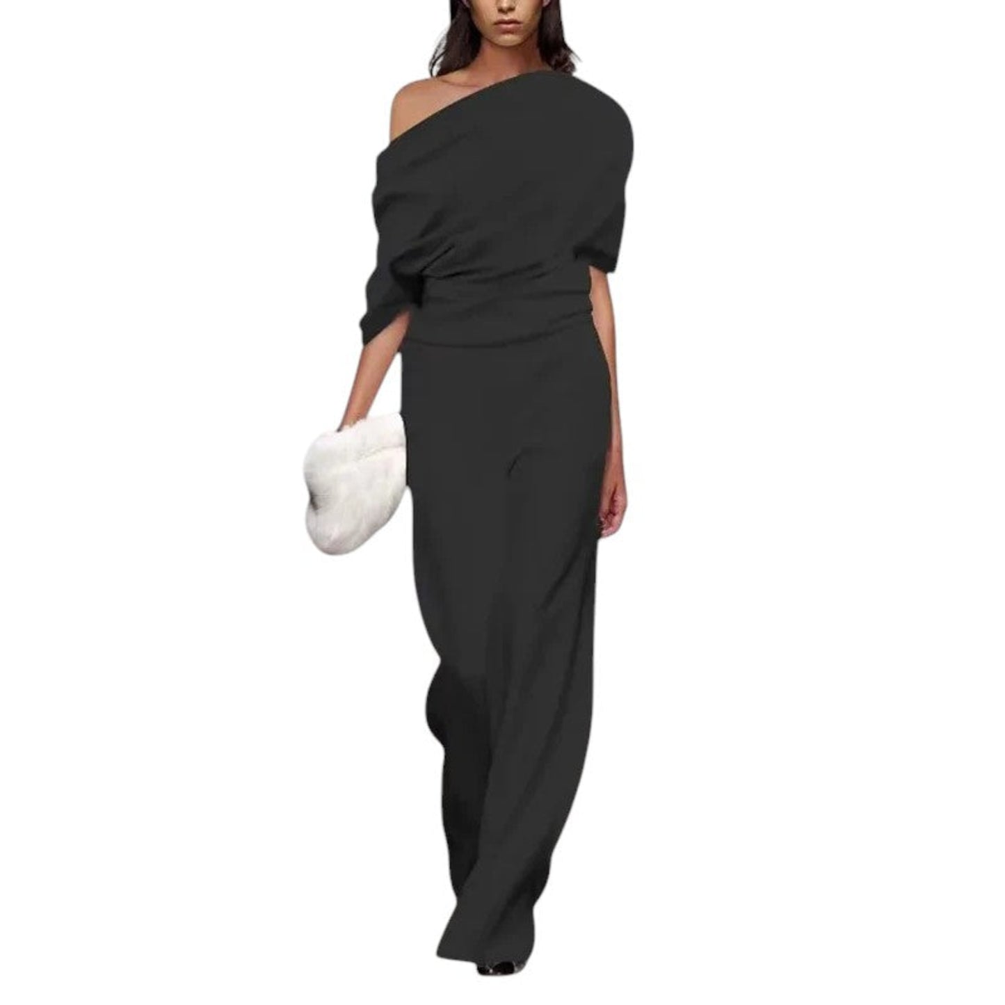 Women’s Elegant Spring Jumpsuit – Tailored Fit with Single-Breasted Neckline