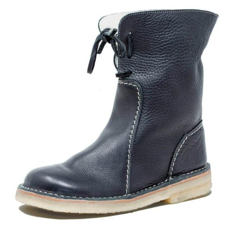Ankle Boots Women Winter Warm Lined Boots for Cold Weather