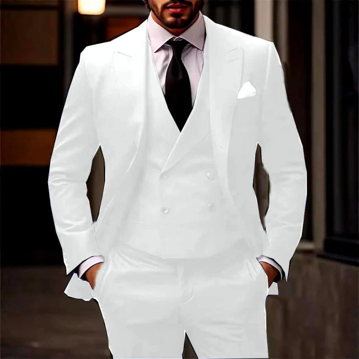 Suit Men Three Piece Comfort Fit Refined Style