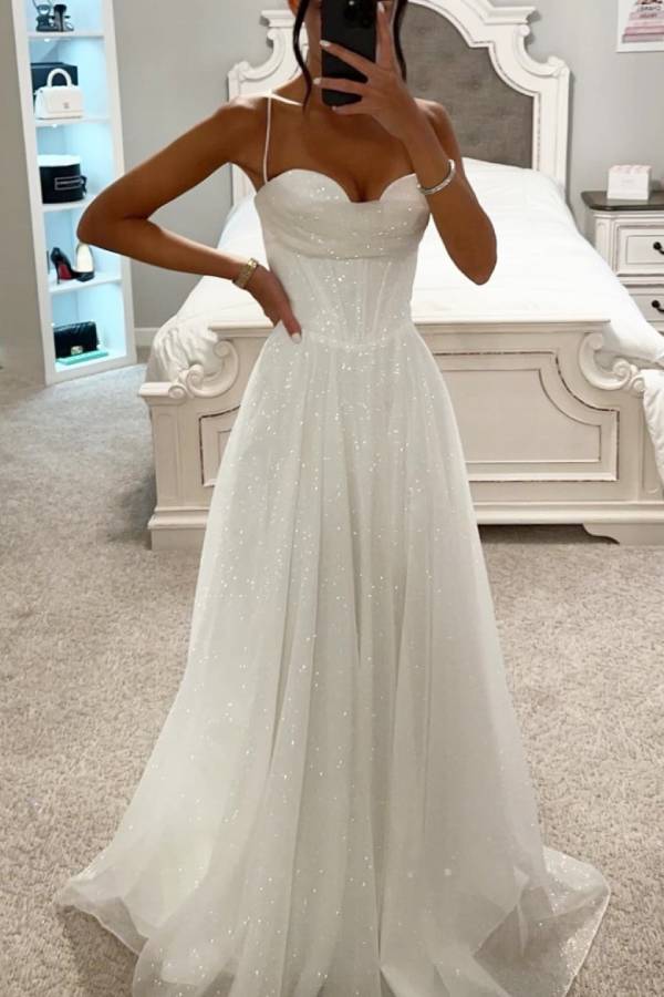 Evening Gown Women Elegant Glitter Maxi Fit Chic Look