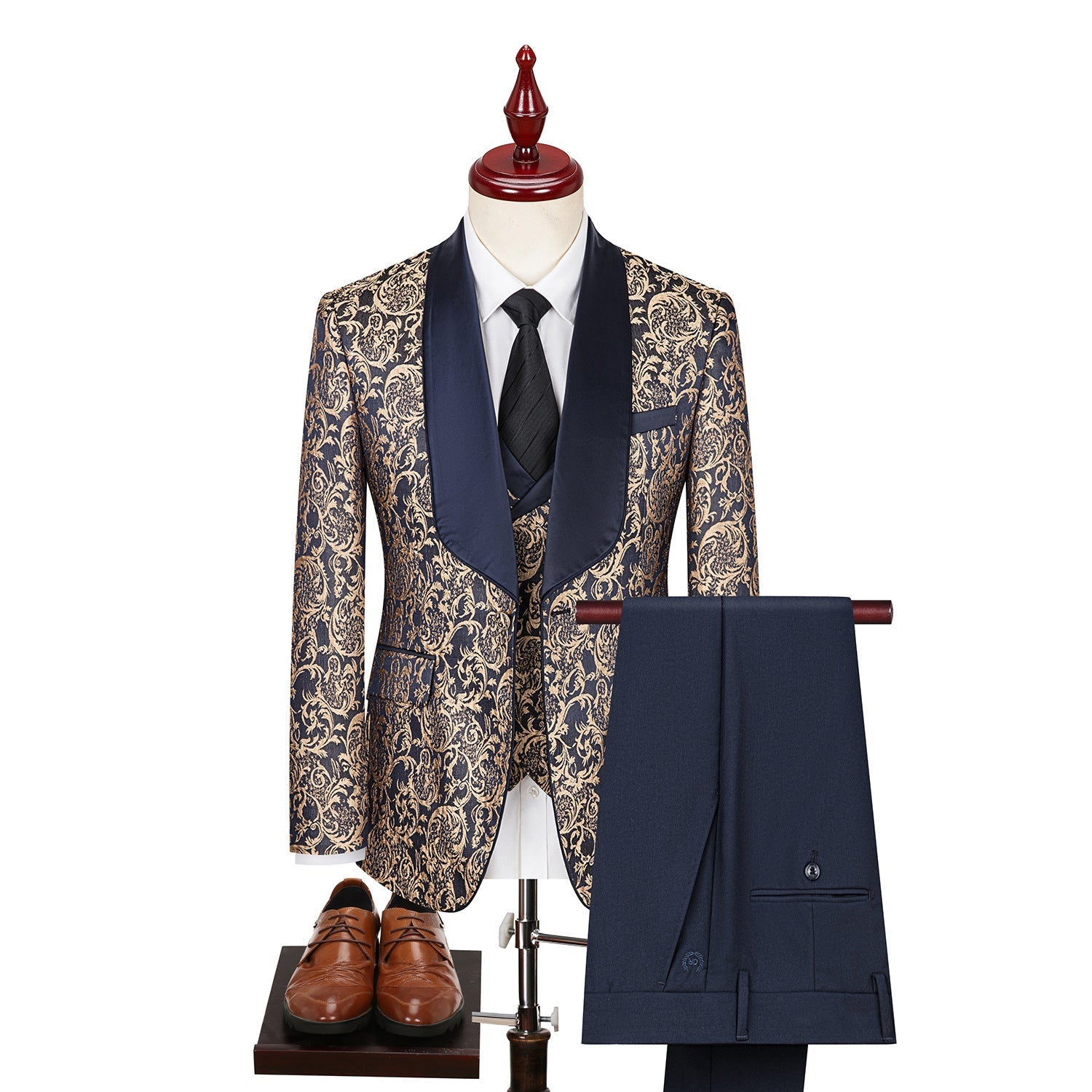 Suit Set Men Classic Fit Formal Style Timeless Appeal