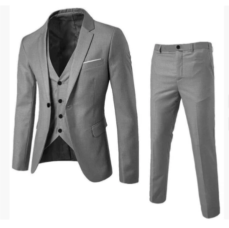 Suit Set Men Formal Slim Fit Modern Appeal