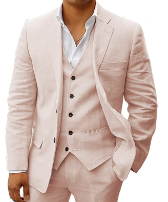 Suit Set Men Lightweight Summer Fit Breezy Style