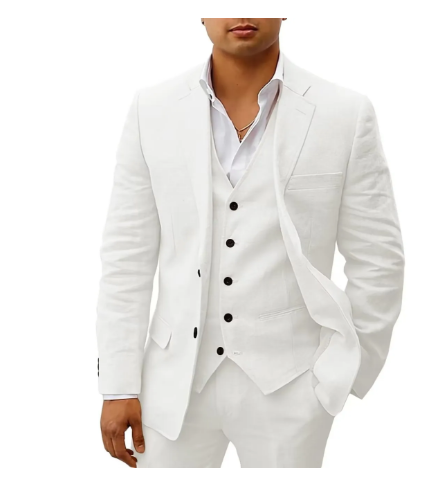 Suit Set Men Lightweight Summer Fit Breezy Style