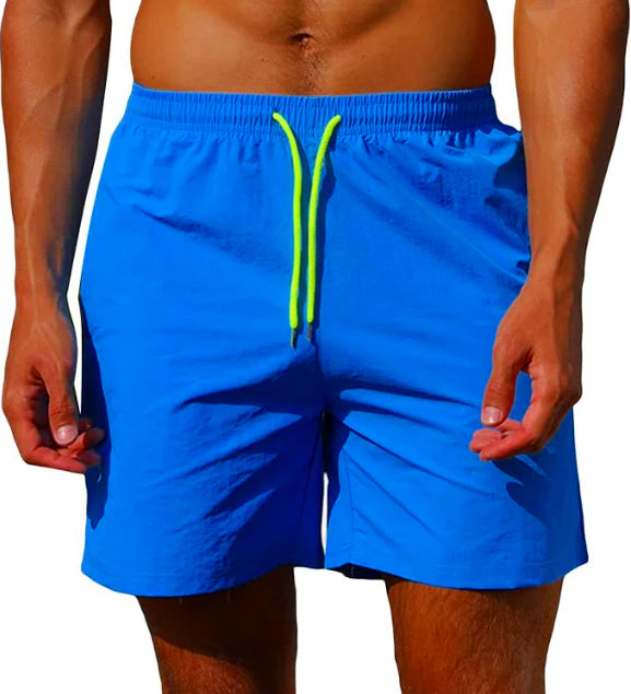 Swim Trunks Men Short Length Lining and Side Pocket