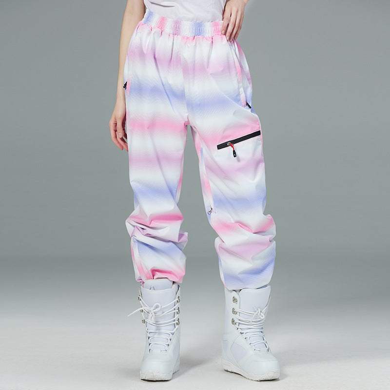 Winter Snowboard Pants Women Waterproof Construction Detail Feature
