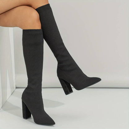 Ankle Boots Women Ankle Length Block Heel Structured Upper Design