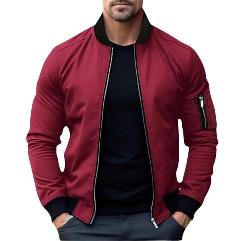 Men’s lightweight bomber jacket – All-season, breathable & everyday style