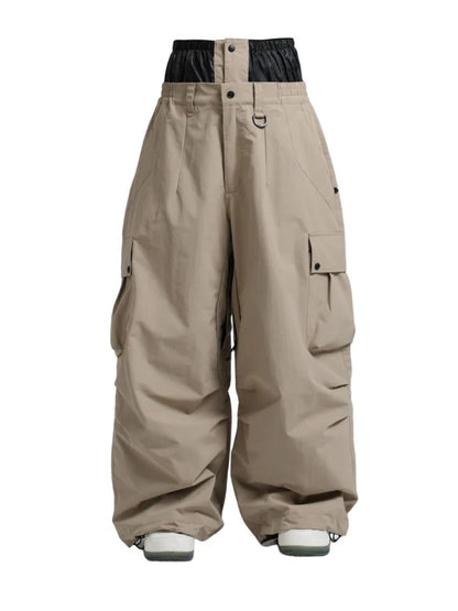 Snowboard Pants Unisex Baggy Loose Fit with Cargo Pockets Design