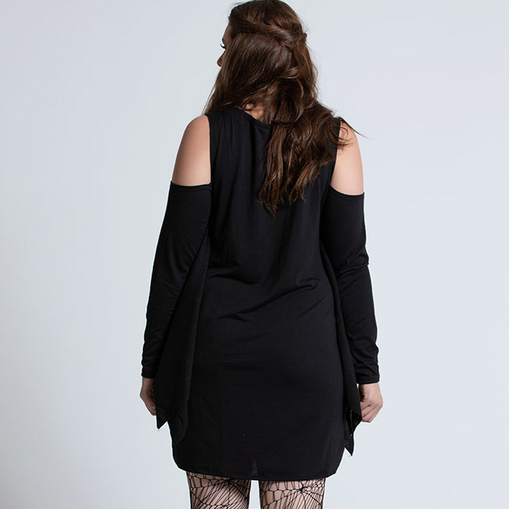 Women’s gothic spider halloween dress - mini costume outfit