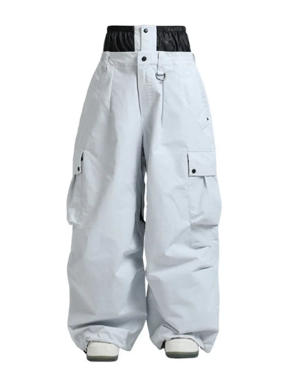Snowboard Pants Unisex Baggy Loose Fit with Cargo Pockets Design
