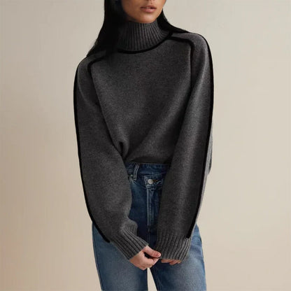 Turtleneck Sweater Women Warm Cozy Winter Knitwear