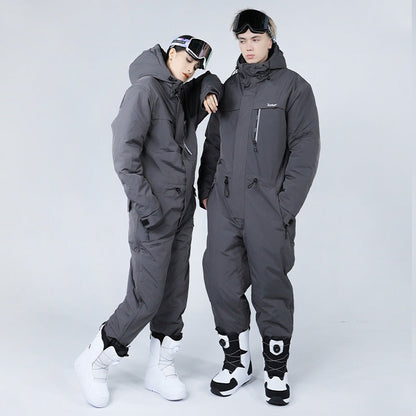 Ski Suit Unisex Waterproof Insulated Full-body Coverage Design