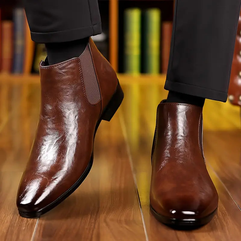 Classic Men’s Leather Shoes – Modern Comfort