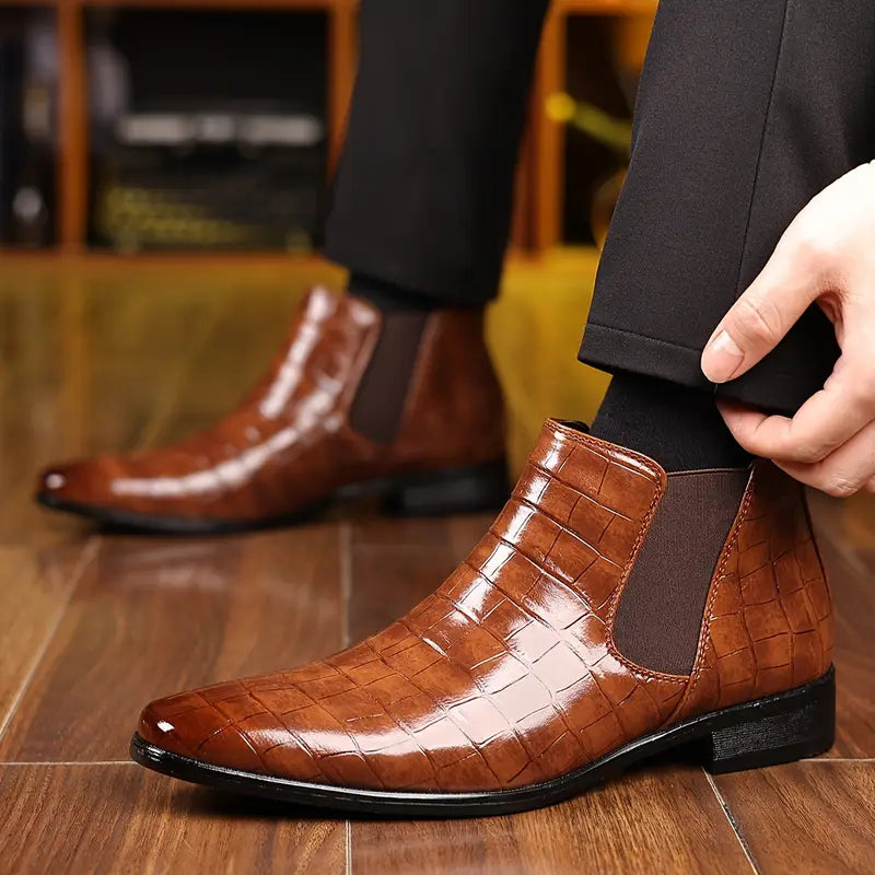 Elegant Chelsea Leather Shoes – Refined Men’s Style