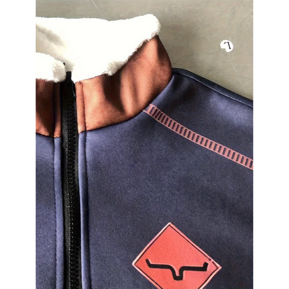 Zip-Up Sweater Men Warm Long Sleeve Casual Knitwear