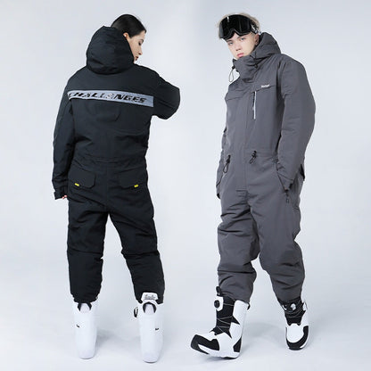 Ski Suit Unisex Waterproof Insulated Full-body Coverage Design