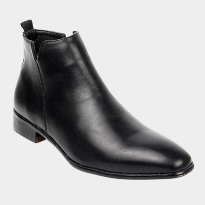 Vintage Leather Men’s Ankle Boots – Classic Appeal
