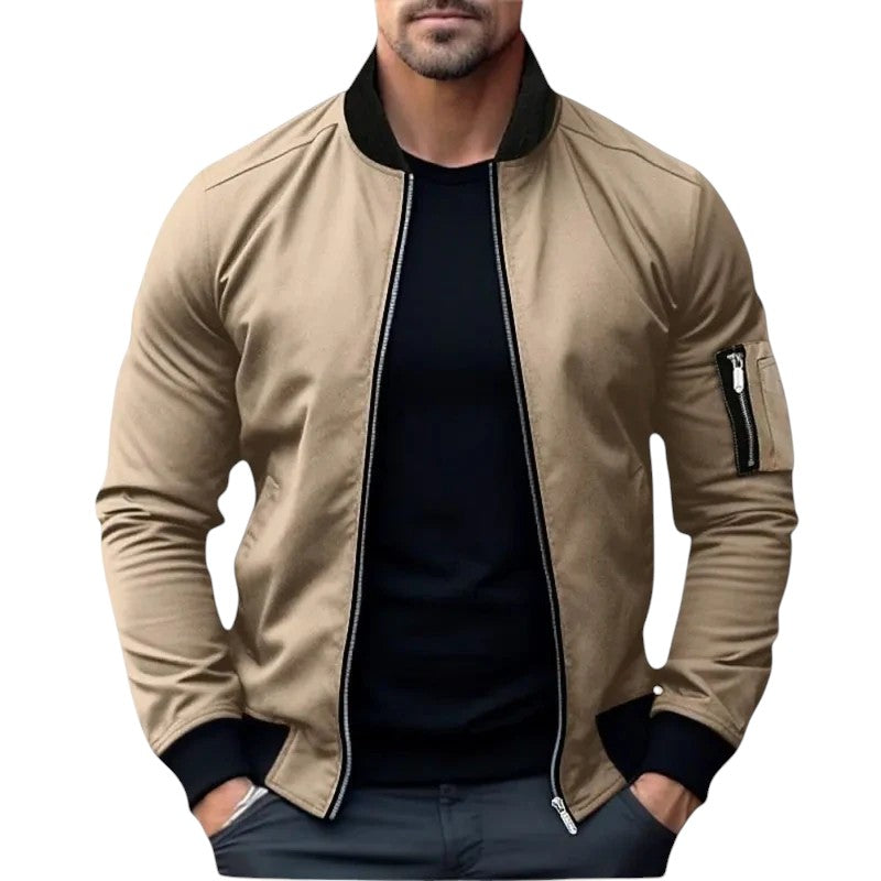 Men’s lightweight bomber jacket – All-season, breathable & everyday style