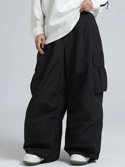 Snowboard Pants Unisex Baggy Loose Fit with Cargo Pockets Design