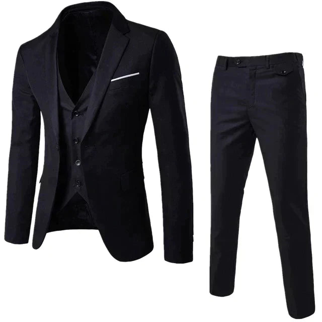 Suit Set Men Formal Slim Fit Modern Appeal