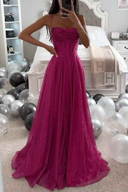 Evening Gown Women Elegant Glitter Maxi Fit Chic Look