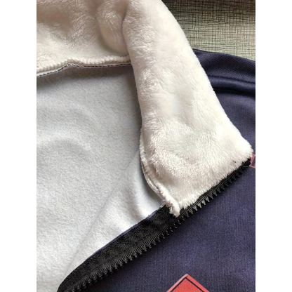 Zip-Up Sweater Men Warm Long Sleeve Casual Knitwear