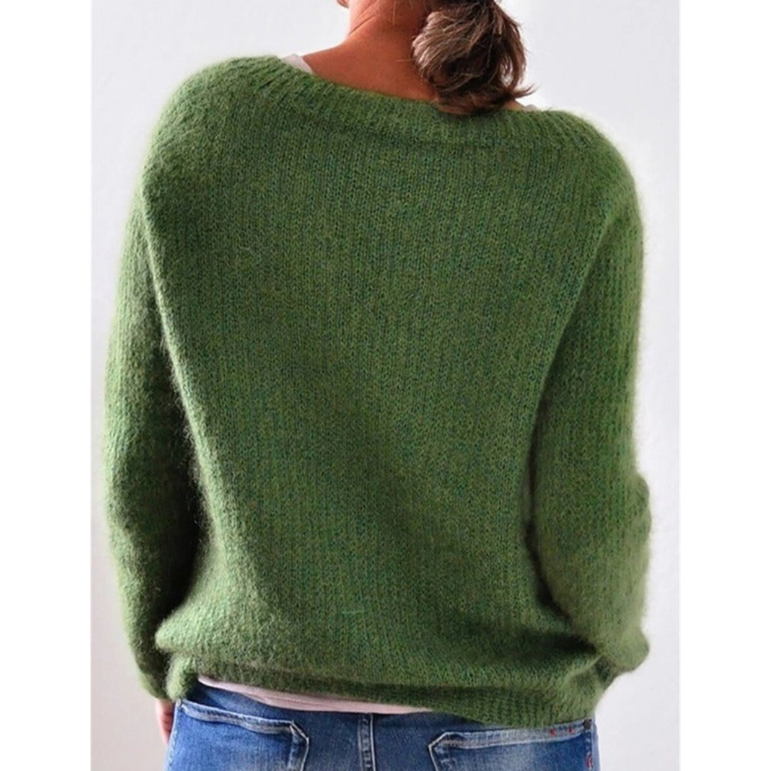 Sweater Women Warm Knit Winter Comfort Classic Look