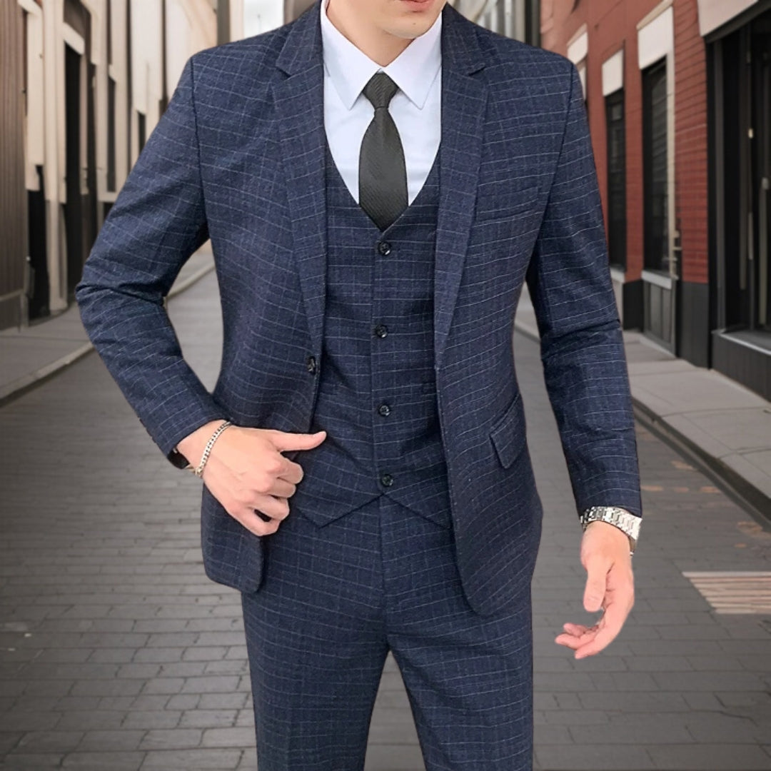 Suit Men Slim Fit Wedding Set Elegant Look