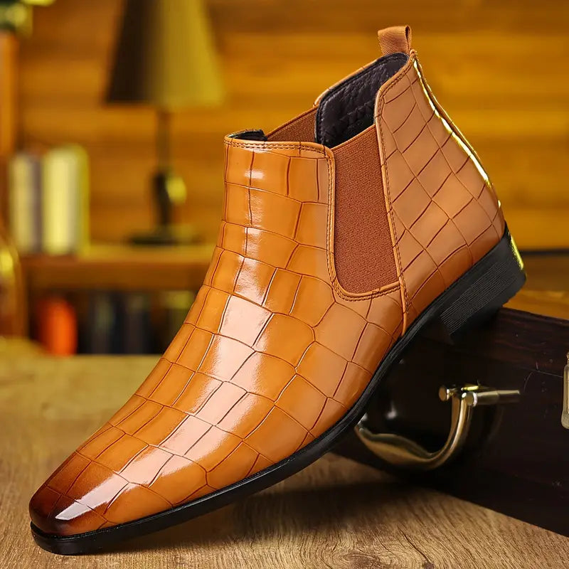 Elegant Chelsea Leather Shoes – Refined Men’s Style