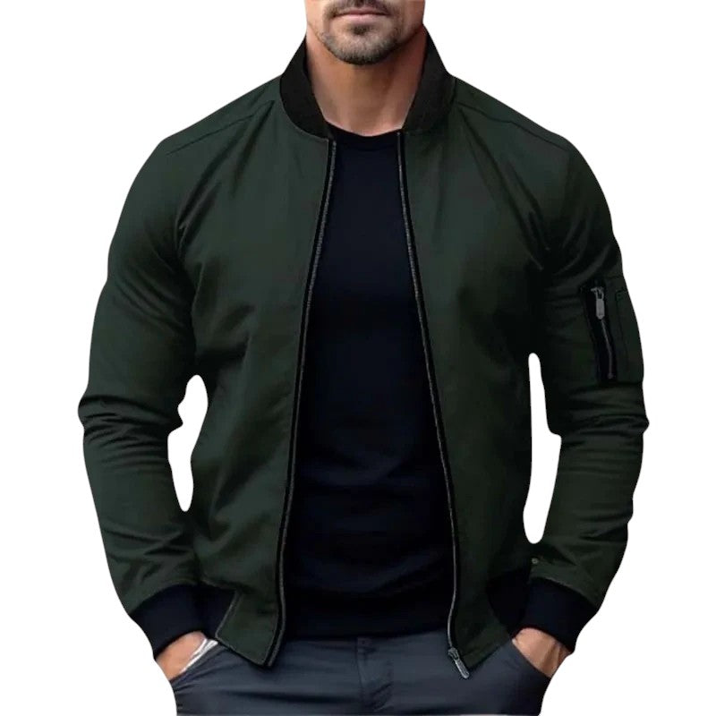 Men’s lightweight bomber jacket – All-season, breathable & everyday style