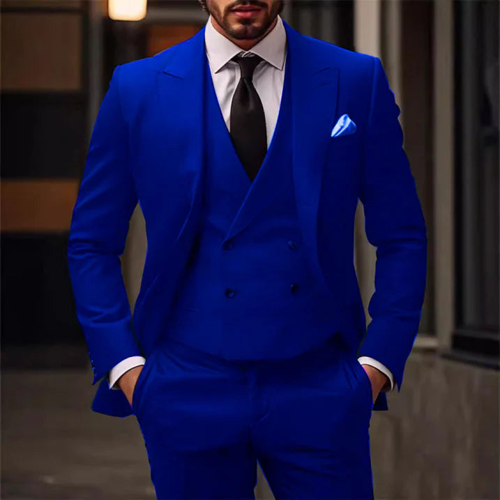 Suit Men Three Piece Comfort Fit Refined Style