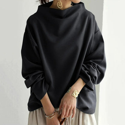 Long Sleeve Sweater Women Elegant Everyday Casual Look