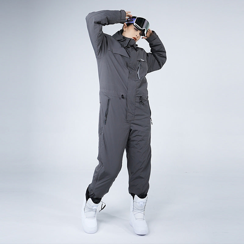Ski Suit Unisex Waterproof Insulated Full-body Coverage Design