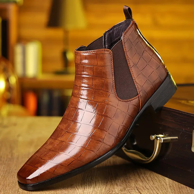 Elegant Chelsea Leather Shoes – Refined Men’s Style