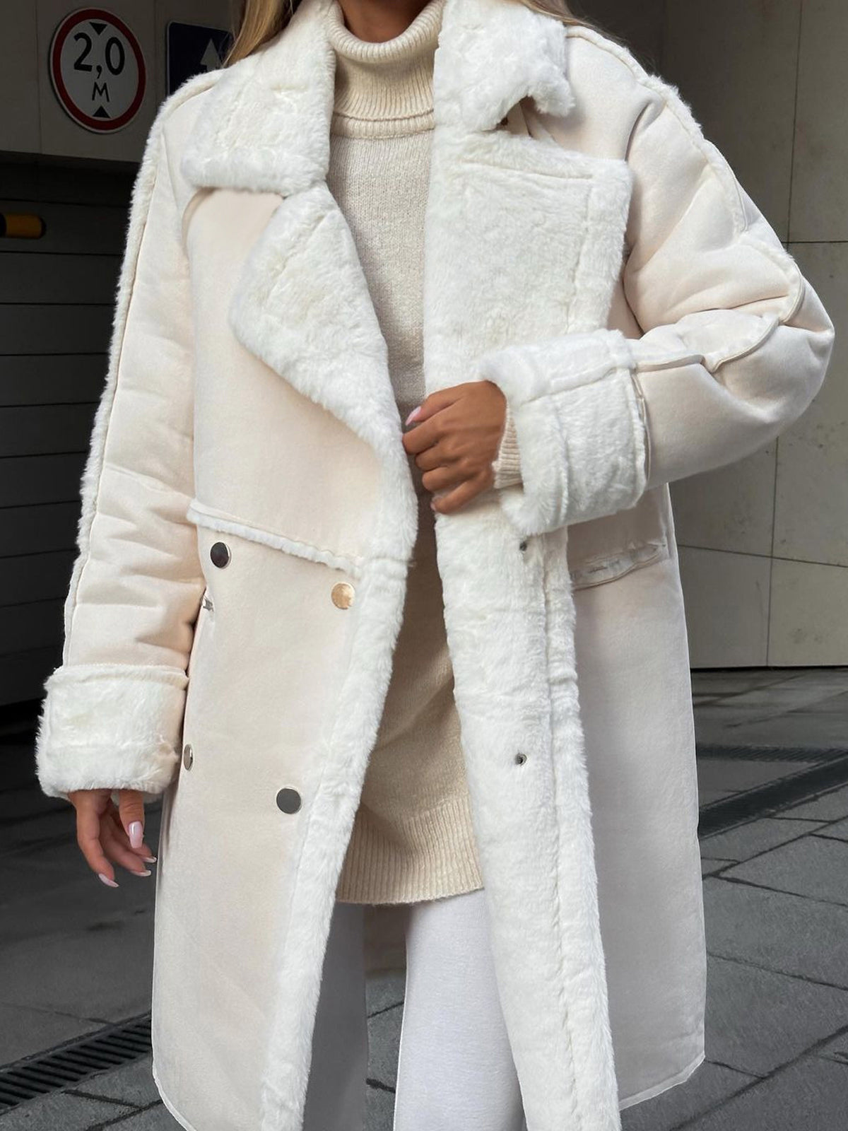 Women’s Winter Teddy Coat – Warm Oversized Plus Size Coat