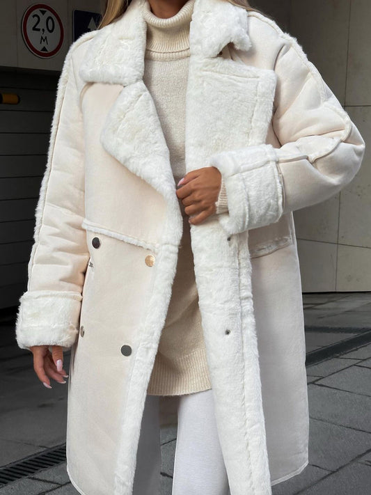 Women’s Winter Teddy Coat – Warm Oversized Plus Size Coat