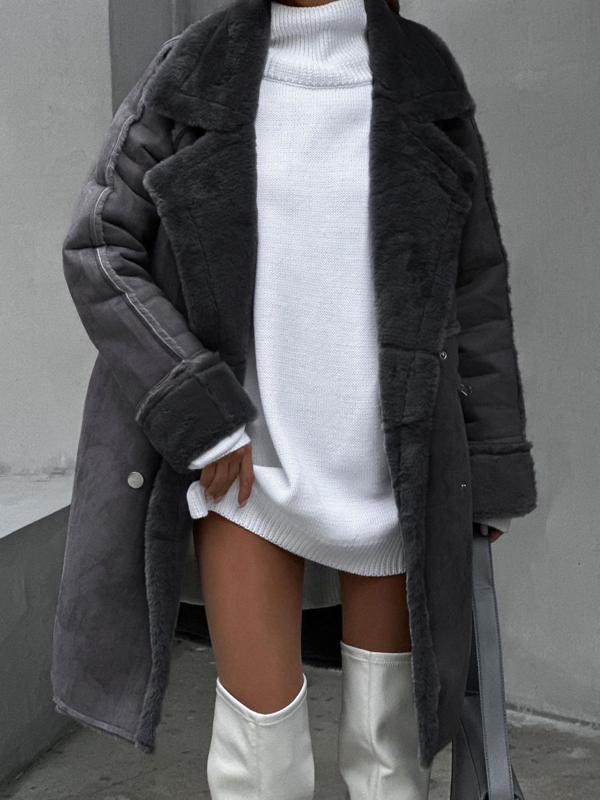 Women’s Winter Teddy Coat – Warm Oversized Plus Size Coat
